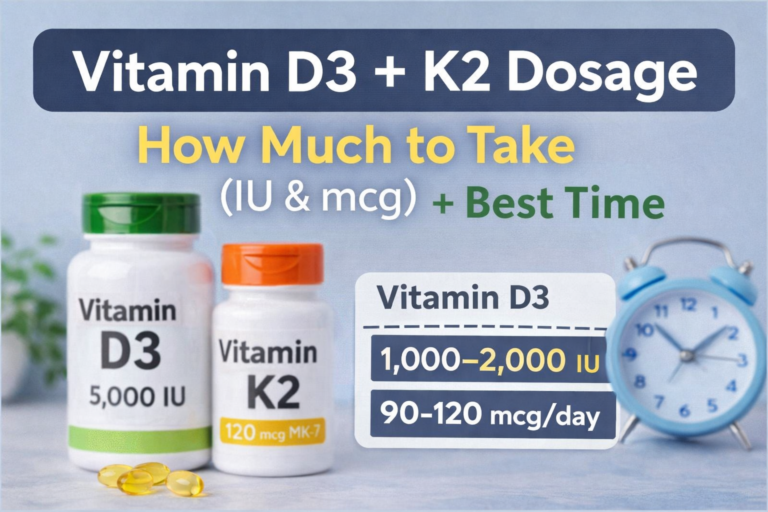 Vitamin D3 K2 Dosage How Much To Take Iu And Mcg Best Time 
